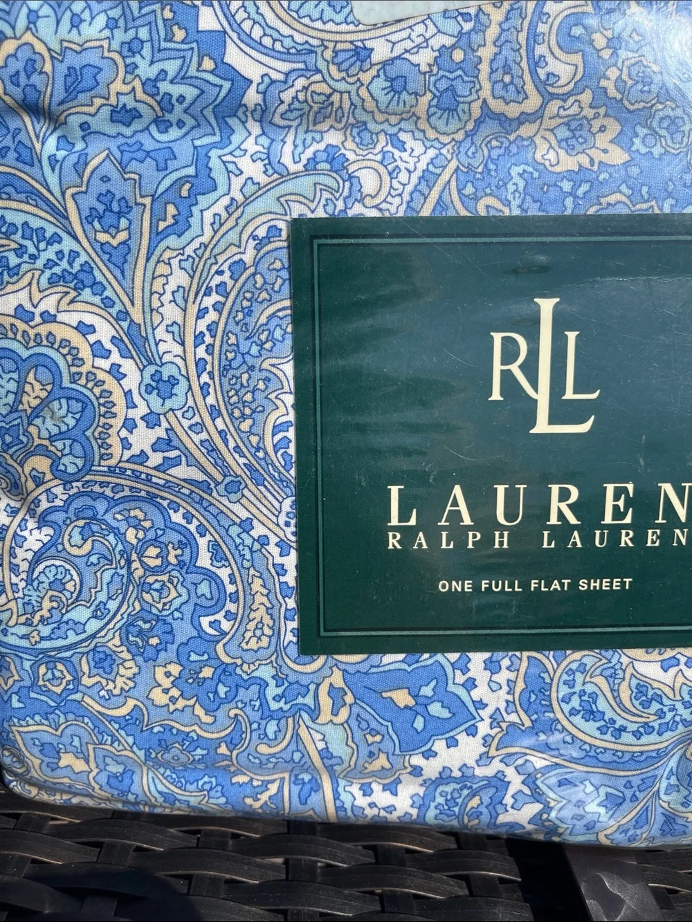 Lauren Ralph Lauren, twin and flat sheets HRB  VIEW, PERIWINKLE, PAISLEY